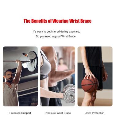 YUNYILAN Ultra Thin Wrist Brace & Thumb Arthritis Compression Strap | Adjustable Carpal Tunnel Support for Men & Women Relieve Pain & Discomfort in Left Hand - Buy Online on GoSupps.com