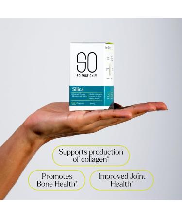 SO Science Only Clinically Proven Mesoporosil Silica - Builds Collagen. Enhances Skin Hair Nails. 2 Months Supply. 60 Capsules. - Buy Online on GoSupps.com