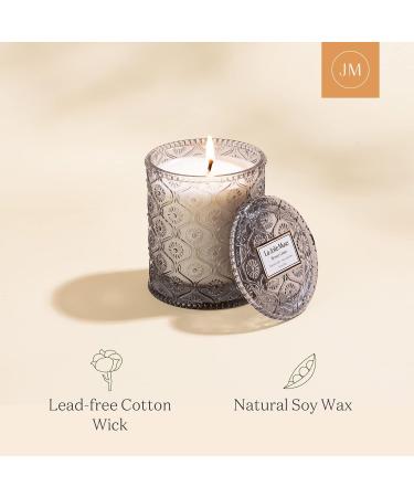 La Jolie Muse Scented Candle Gifts for Women Linen Candle 8 oz 55 Hour Burn Time Luxury Candles Candles for Home Scented Natural Soy Wax Candles Breezy Linen 8oz - Buy Online on GoSupps.com