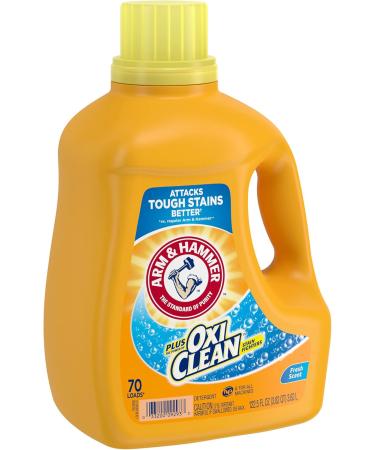 Buy Arm & Hammer Liquid Laundry Concentrate with OxiClean - Fresh Scent 122.5 Fl Oz (Pack of 4) | International Shipping Available - Buy Online on GoSupps.com