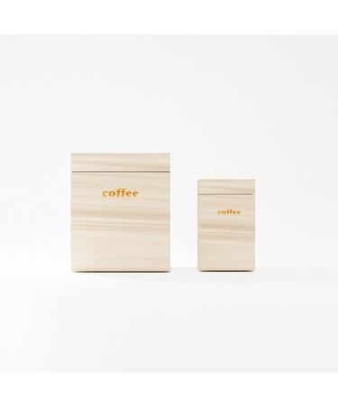 Nanairo Paulownia Wood Coffee Storage Box for 24 Ounce Coffee Beans Made in Japan - Buy Online on GoSupps.com