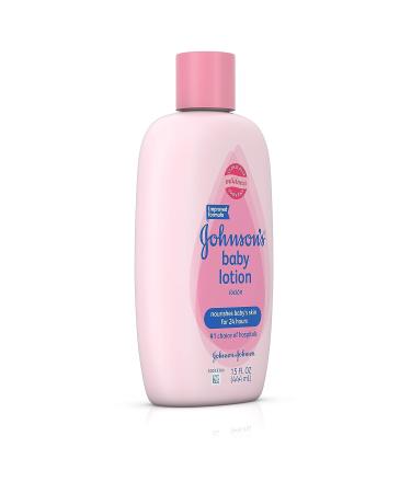 Johnson's Baby Lotion 15 Ounce - Gentle Moisturizing Formula - 1 Pack - Buy Online on GoSupps.com