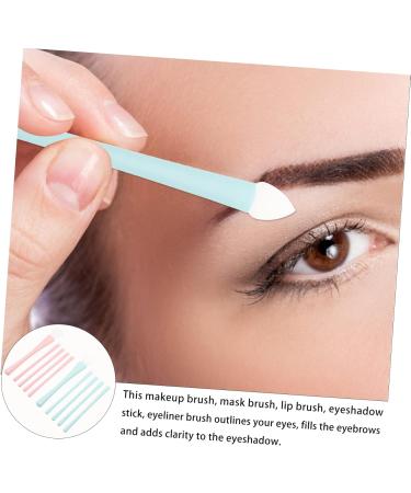 Mikinona 2 Sets Silicone Makeup Brush Lip Makeup Brush Silicone Facial Brush Applicator Eyeliner Applicator Lip Liner Brush Eye Shadow Skincare Brush for Mud Lip Gloss Wand - Buy Online on GoSupps.com