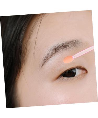 FOYTOKI 100pcs Eye Shadow Stick Eyeshadow Eye Makeup Tools Eyeliner Brush Para Mini Comestic Emulsion Pink 6.20X0.50X0.50CM Pink - Buy Online on GoSupps.com