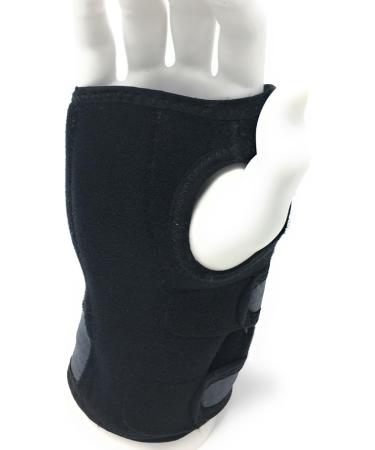 Champion Wrist Support - Universal Fit Removable Splint 3-Strap Airmesh Fabric - Black | International Shipping Available - Buy Online on GoSupps.com