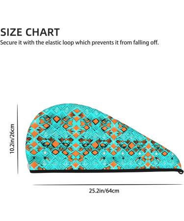 Buy Turquoise Wonders Coral Velvet Dry Hair Cap | Quick-Dry Hair Towel Wrap for Travel & Home - Ideal for Men & Women - Buy Online on GoSupps.com