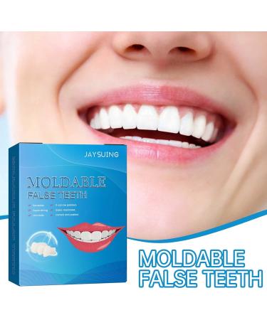 Iunser Plastic Teeth Make-Up Dentures - Temporary Filling Solution for Broken Teeth | 5ml Denture Brush Included - International Shipping Available - Buy Online on GoSupps.com