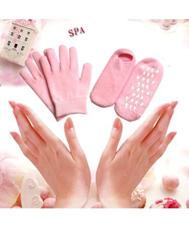 JYtop 2pcs Moisturizing Gel Spa Socks - Cracked Skin Hydrating Treatment for Soft Feet | International Shipping Available - Buy Online on GoSupps.com