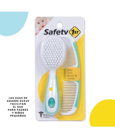 Safety 1st Hospital's Choice Nail Clippers & Easy Grip Brush Combo | Fold Up Design | Colors May Vary - Buy Online on GoSupps.com
