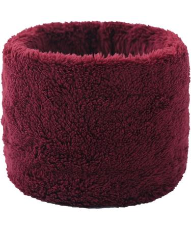 Clicitina Winter Thickened High Collar Neck Warmer - Burgundy One Size | Cold Weather Protection - Buy Online on GoSupps.com