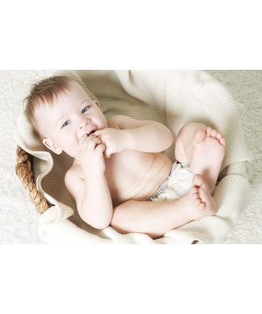 JM Baby Diaper Inserts - 100% Biodegradable Bamboo Cloth Diaper Insert Fragrance & Chlorine Free 2-Pack (100 Sheets) - Buy Online on GoSupps.com