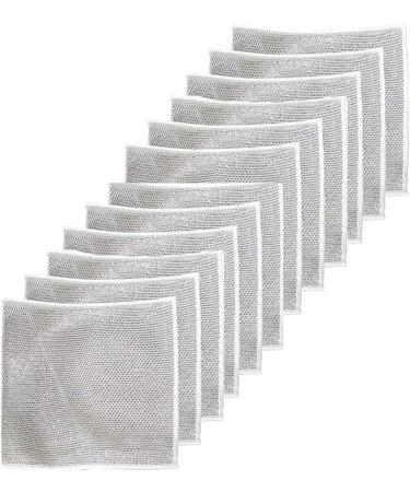 Efficient Metal Wire Dish Scrubber Dish Cleaning Rug Strong Cleaning Power Scrub and Clean Long Lasting Multifunctional Non-Scratch Wire Dish Towel - Buy Online on GoSupps.com