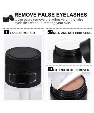 minkissy 2pcs Eyelash Remover Lash Debonder Lash Remover Cream Removing Eyelashes Cream Lash Cream Remover Makeup Cleansing Creams Eyelash Extension Miss Cleanser Fake Eyelashes Plastic 1 count (Pack of 1) Blackx2pcs - Buy Online on GoSupps.com