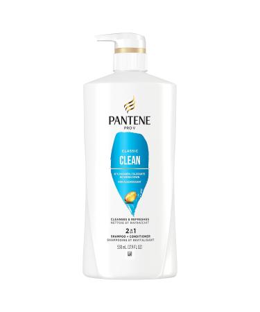 Buy Pantene PRO-V Classic Clean 2in1 Shampoo + Conditioner 17.9oz - Nourish Your Hair Globally with Fast Shipping - Buy Online on GoSupps.com