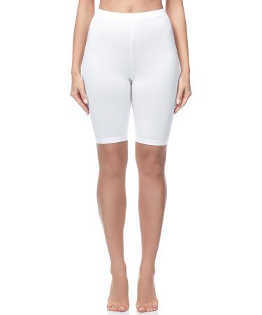 Merry Style Women's Cotton Short Leggings - Comfortable XL White Shorts for Everyday & Sports Activities | MS10-200 - Buy Online on GoSupps.com