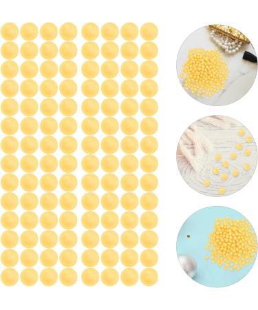 HOMSFOU Artificial Dried Soybeans Plastic Soy Beans Realistic Faux Beans Acorns Bulk Fake Soy Beans Prop Food Display Props Photography Props Fake Beans Photo Props Pvc Nut Food Play Yellow 0.8x06cm - Buy Online on GoSupps.com