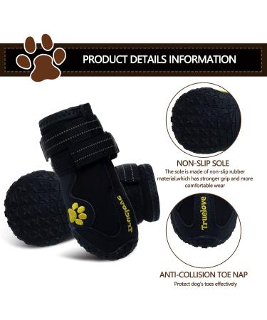Expawlorer Anti-Slip Dog Shoes - Waterproof & Stain Resistant Paw Protectors for Outdoor Hiking - Reflective Straps, Hot Pavement & Winter Snow - Size 7 (Pack of 4) - Buy Online on GoSupps.com