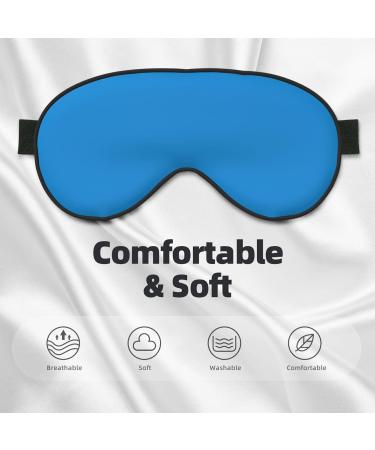 Buy Soft Blue Eye Mask - Adjustable Nighttime Comfort for Men & Women | International Shipping Available - Buy Online on GoSupps.com