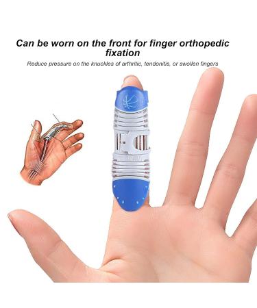 Finger Splint Brace for Pain Relief | Sports Tendonitis Sleeve | Basketball & Daily Use - Buy Online on GoSupps.com