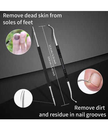 Professional 6pcs Ingrown Toenail Pedicure Tool Kit - Toe Nail File, Lifter, Pusher, Knife Set - Stainless Steel Foot Repair Kit for Nail Care - Buy Online on GoSupps.com
