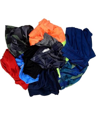 Andrew Scott Boys 3 Pack Basketball Sport Shorts - Large (Assorted Colors) | Performance Mesh Design | Active Wear for Kids - Buy Online on GoSupps.com