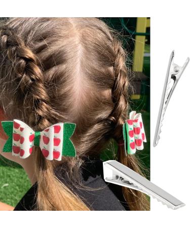 ZOENHOU 300 Pieces 45mm Crocodile Hair Clips Metal Alligator Hair Clips Hair Sectioning Clips Single Prong Hairpins Barrette Curl Clips for Hair Styling DIY Bows Silver - Buy Online on GoSupps.com