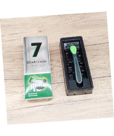 1 Set Razor Shavers for Men - Stainless Steel Manual Hair Clippers with Rubber Handle - Perfect for Smooth Shaving - Buy Online on GoSupps.com
