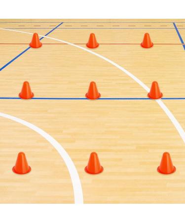 Juvale 50 Pack Mini Orange Cones for Classroom & Sports Training - 3 inch Traffic Cones for Soccer, Basketball, Football - Indoor & Outdoor Agility Equipment - Buy Online on GoSupps.com