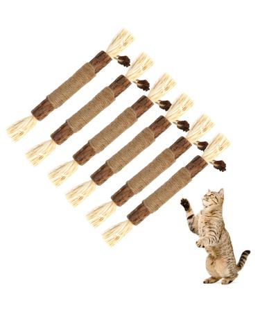 Tao pipe 6 pieces of catnip sticks cats sticks matatabi Kausticks interactive cat toys cats chewing wood silver vine sticks for cats and against bad breath - Buy Online on GoSupps.com