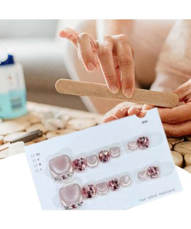 Toenails Glitter Glitter Artificial Toenail - Manicure Art Glossy Fake Toe Nails Sparkling Cat's Eye Toenail for Summer for Women Girls - Buy Online on GoSupps.com
