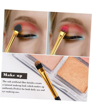 Didiseaon 20pcs Double Ended Eyeshadow Brush Flat Eyeshadow Brush Lids For Eyeshadow Sponge Plastic Rayon - Buy Online on GoSupps.com