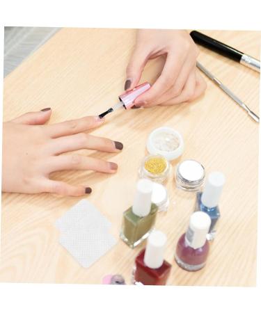 FOMIYES 2 Boxes Nail Wipes Clean up Makeup Wipes Nail Polish Wipes Manicure Supplies Nail Supplies Travel Wipes Gel Nail Polish Travel Nail Polish Remover Polish Remover Pads Cotton White 4.80X4.80X0.10CM White - Buy Online on GoSupps.com