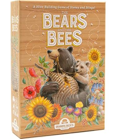 Grandpa Beck's Games The Bears and The Bees | A Delightfully Strategic Tile Laying Game Ideal for Kids, Teens, & Adults | from The Creators of Cover Your Assets & Skull King, 2-5 Players 7+