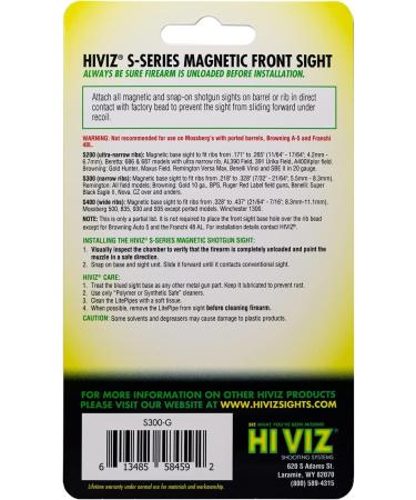 Hi-Viz Green Narrow Magnetic Shotgun Sight - Improve Visibility and Accuracy - Buy Online on GoSupps.com