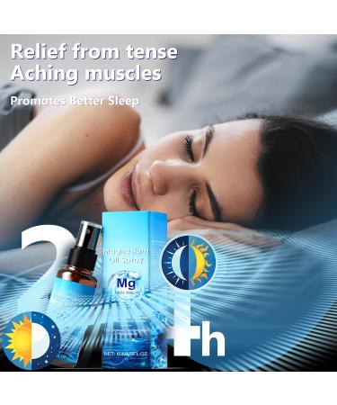Magnesium Oil Spray 100% Pure Natural Magnesium Oil Extra Strength 60Ml Skin & Body Organic Magnesium Chloride Oil Spray Liquid Magnesium Skin Spray for Feet New-blue - Buy Online on GoSupps.com