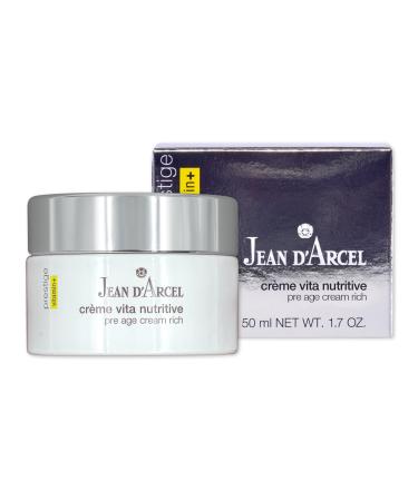 Jean D'Arcel JEAN D'ARCEL PRESTIGE Vita Nutritive Cream - Firming Moisturizing Cream for Dry Skin - With Vitamin C A & E - Pre Age Cream Rich - 50ml