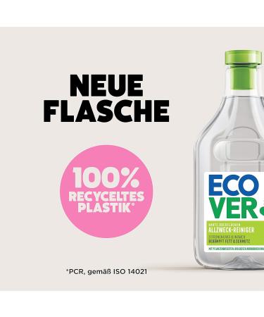 Ecover All-Purpose Cleaner Lemon Grass & Ginger Plant-Based Biodegradable Ingredients 1L (1-Pack) - Eco-Friendly Cleaning Solution - Buy Online on GoSupps.com