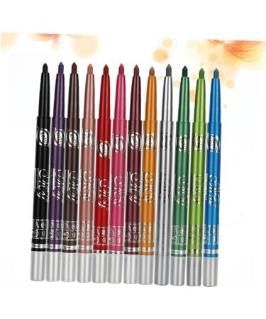 FOMIYES 24 Pcs Colorful Eyeliner Colored Eyeliners Women Cosmetic Pen Metal No Smudge Miss Make up Kit 1 count (Pack of 1) As Shownx2pcs - Buy Online on GoSupps.com