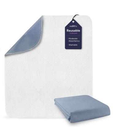Incontinence Bed Pads Washable - Heavy Duty Waterproof Bed Pads - Soft Rayon and Poly Blend Chucks - Heavy Duty Absorbent Reusable Pee Pads for Adults - 18" x 24" - 1 Pack 18" x 24" (1 Pack)