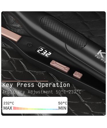 K&K Upgrade Pencil Straighteners Mini Hair Straightener Thin Ceramic Plate Flat Iron - Buy Online on GoSupps.com