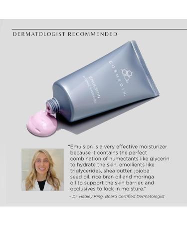 COSMEDIX Emulsion Intense Hydrating Face Moisturizer - Daily Skin Care for Dry Skin Redness Relief Shea Butter & Jojoba Oil Vitamin E & A - International Shipping Available - Buy Online on GoSupps.com