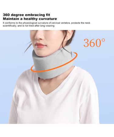 Ouken Neck Support Cushion - Adjustable Soft Neck Pillow for Comfortable Home Use - Gray Nylon & Elastic Sponge Design - Buy Online on GoSupps.com