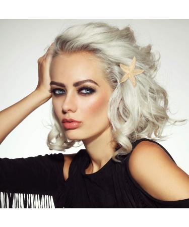 4-Piece Metal Starfish Hair Clips for Women - Beach Hair Pins Accessory - Buy Online on GoSupps.com