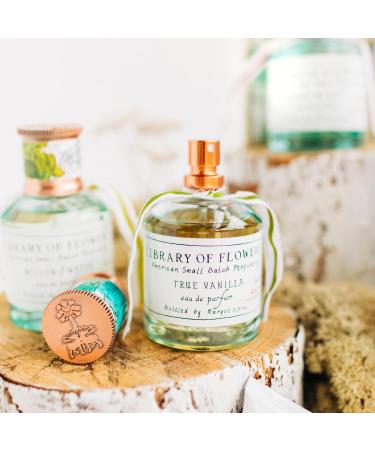 Library of Flowers True Vanilla Eau de Parfum 1.69 Fl. Oz. Bergamot Dark Vanilla & Amber Women s Perfume Eau de Parfum Spray for Women Perfume for Women - Buy Online on GoSupps.com
