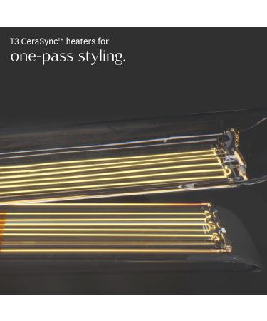 T3 Smooth ID 1 Flat Iron with Touch Interface - Digital Ceramic Flat Iron with Interactive HeatID Technology White/Rose Gold - Buy Online on GoSupps.com