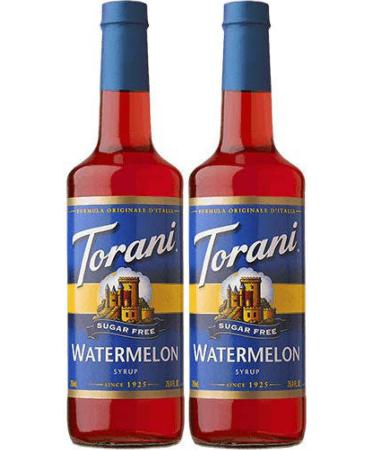 Torani Sugar Free Watermelon Syrup 750ml 2 Pack