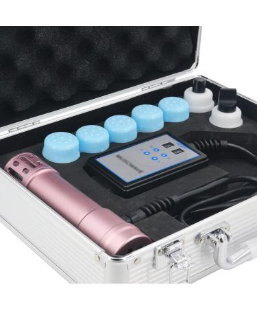 Electromagnet Shock Wave Therapy Device for Deep Tissue Muscle Massage - Chronic Pain Relief | 100V-240V Pink - Buy Online on GoSupps.com