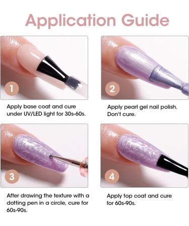 Gellen Pearl Gel Nail Polish - 6 Macaroon Collections Pink Yellow Green Purple Blue Pearl Gel Nail Polish Set Soak Off DIY Manicure Gifts for Women Sunnyland - Buy Online on GoSupps.com