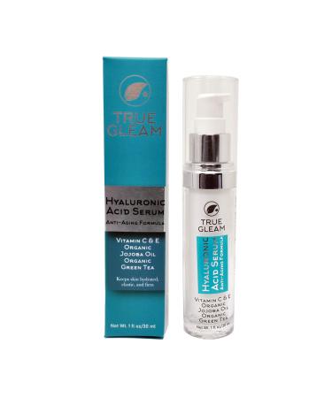 Hyaluronic Acid Serum for Face Anti Aging Skincare Serum and Moisturizer to Reduce Wrinkles with Vitamin C Green Tea Jojoba Oil Vitamin E and Salicylic Acid