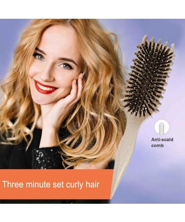 BOONCE CURL Brush - Bounce Curl Define Styling Brush | 2024 New Wild Boar Bristle Hairbrush for Women | Perfect for Curl Definition & Styling - Buy Online on GoSupps.com